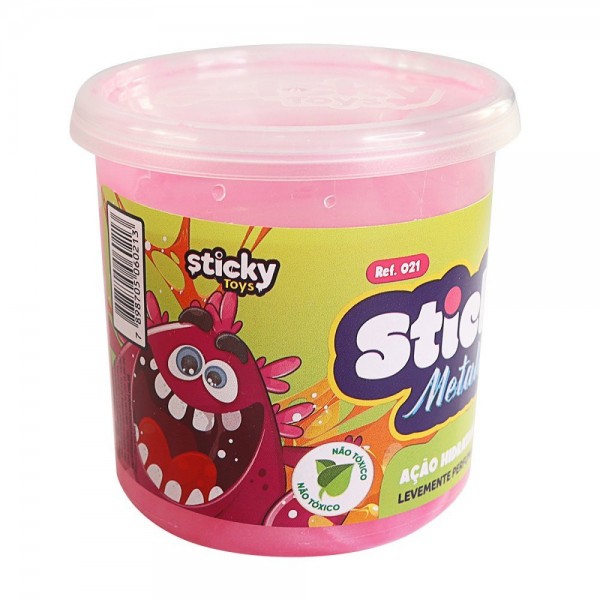 Pote de Slime Geleca Metallic - 130gr