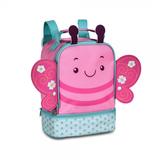 Lancheira Térmica Infantil Escolar Passeio Costas Borboleta