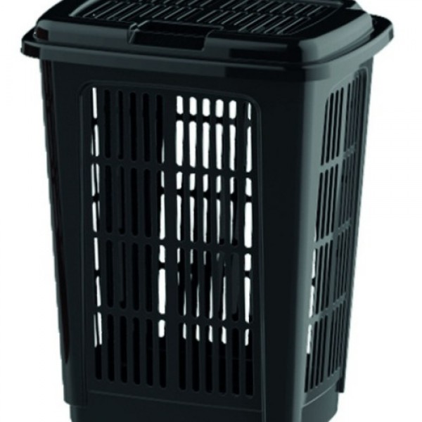 Cesto de Lavanderia 60 Litros Preto