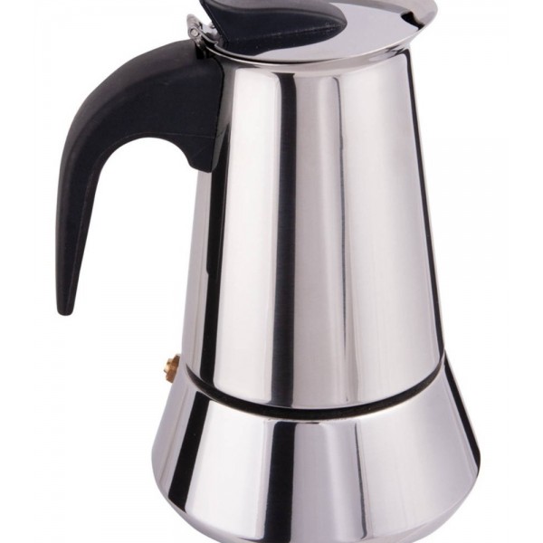 Caféteira Italiana Inox Premium para 6 xicaras