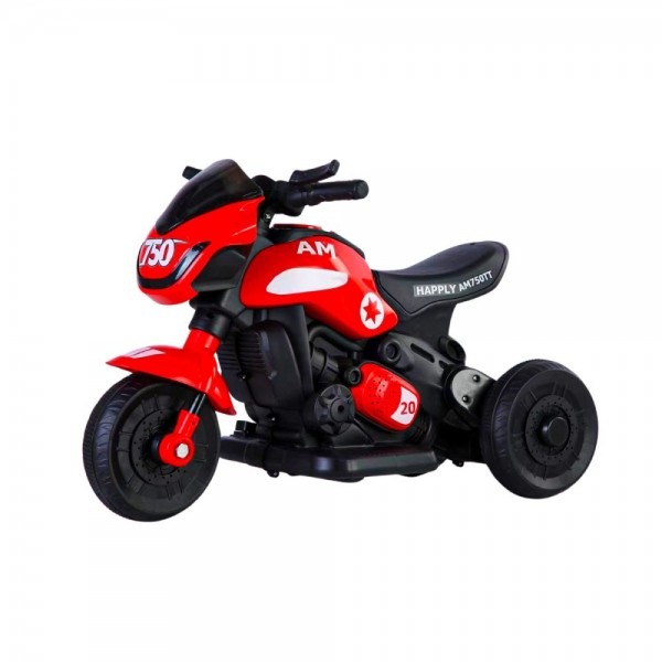 Mini Moto Esportiva Elétrica - Vermelha
