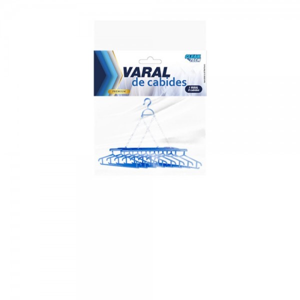 Varal Premium com 8 Cabides - Sortido