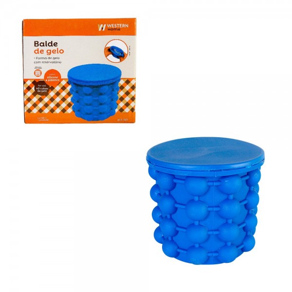 Balde Forma De Gelo Silicone Ice Magic