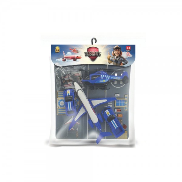 Kit Brinquedo Missão Resgate 4 Peças