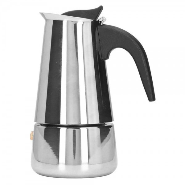 Cafeteira Italiana em Inox 100 Ml- 2 xícaras