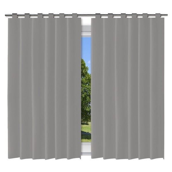Cortina Blackout Pelicula Cinza - 280x240cm