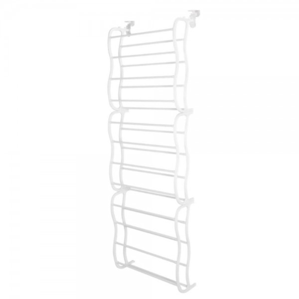 Sapateira Vertical de Parede e Porta para 36 Pares Branca