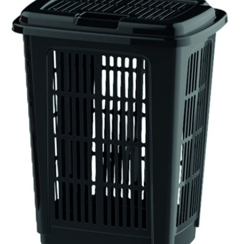 Cesto de Lavanderia 60 Litros Preto