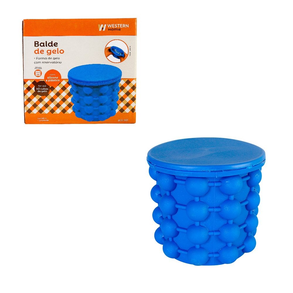 Balde Forma De Gelo Silicone Ice Magic