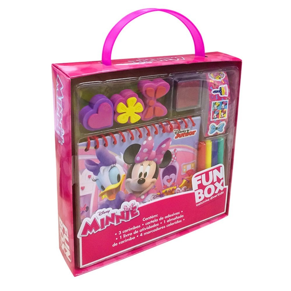 Livro Fun Box Minnie com Acessórios