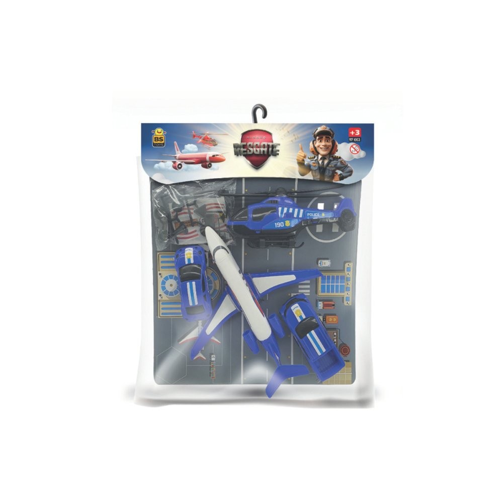 Kit Brinquedo Missão Resgate 4 Peças