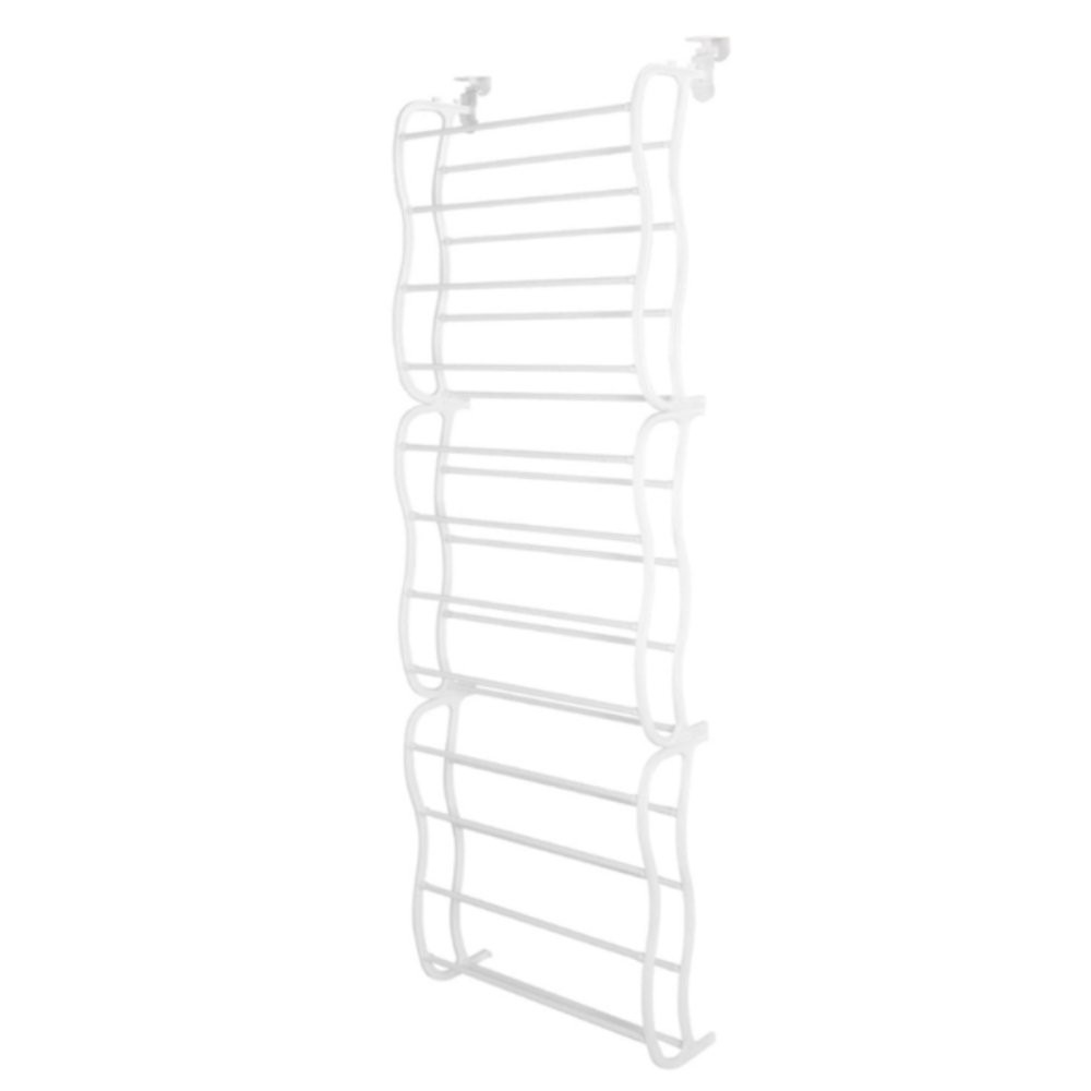 Sapateira Vertical de Parede e Porta para 36 Pares Branca